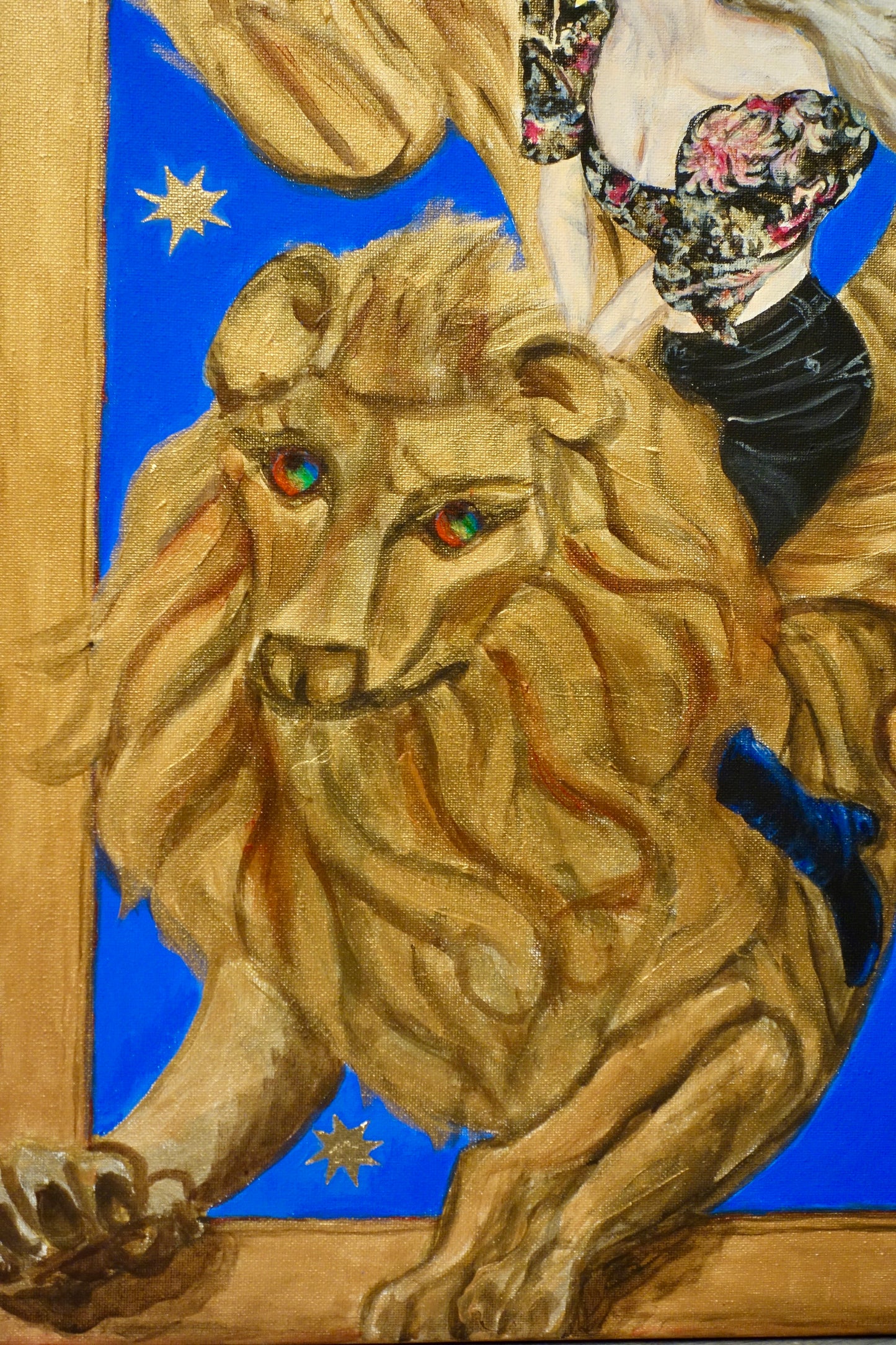 Constance sur le lion